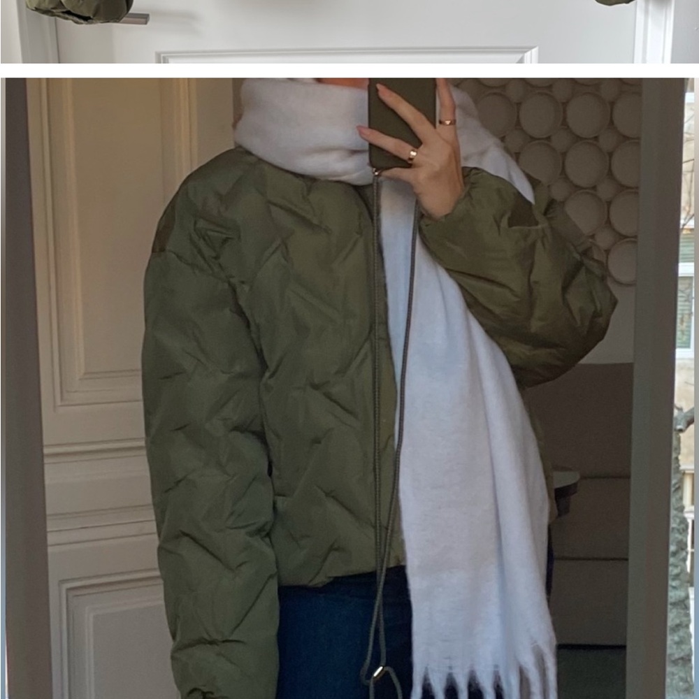 Reposhing naked puffer coat